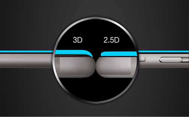 กระจกนิรภัย 3D กระจกกันแตก iPhone 7
